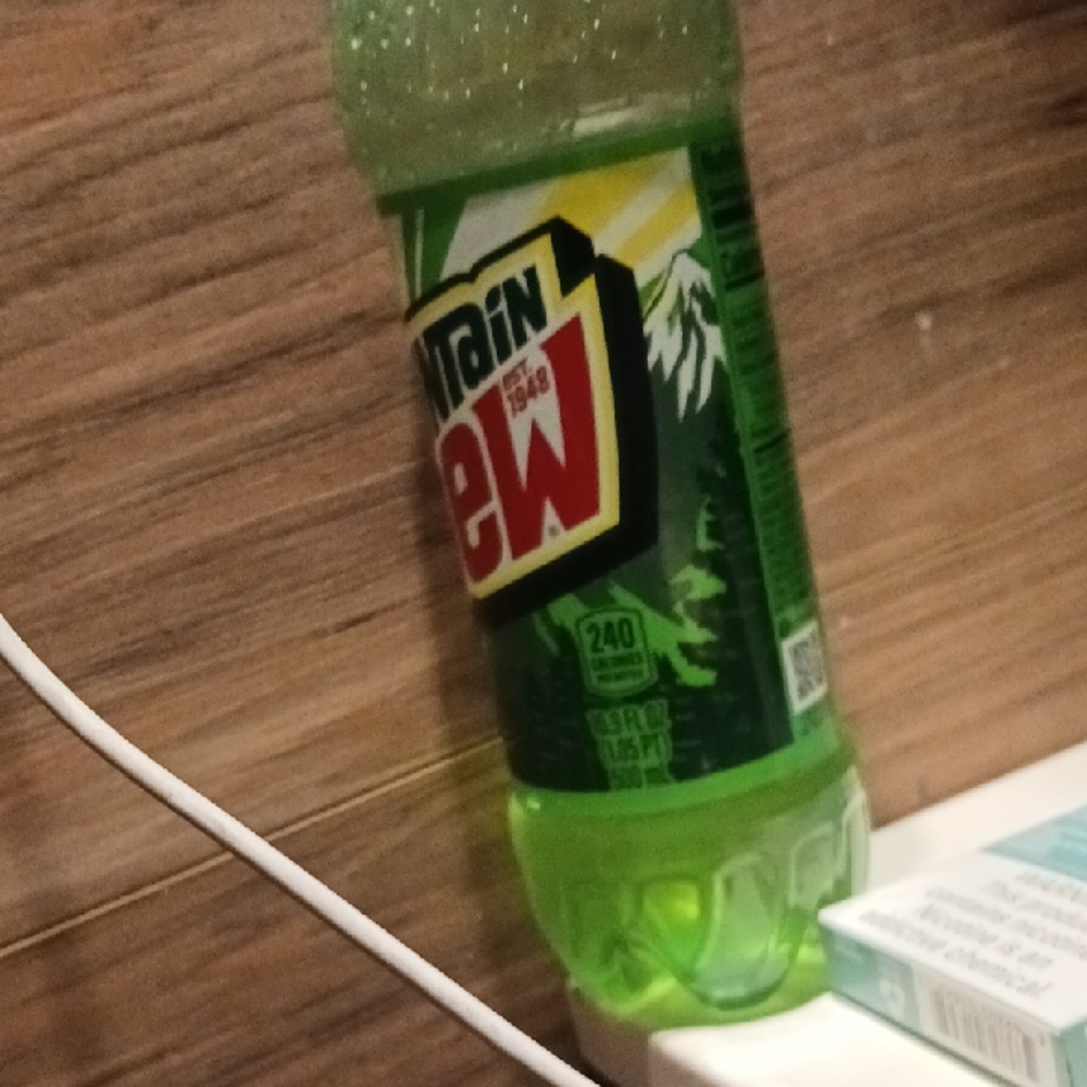 Mountain Dew Green Bottle